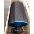 Supplier Ceramic Pulley Lagging Rubber Lagging Drum Conveyor Pulley Drum for mining